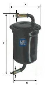 Топливный фильтр UFI 31.533.00