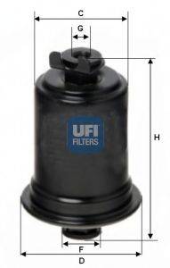 Топливный фильтр UFI 31.725.00