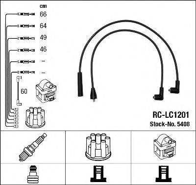 Комплект проводов зажигания NGK 5408