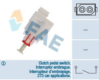 Выключатель, привод сцепления (Tempomat); Выключатель, управление сцеплением; Выключатель, привод сцепления (управление двигателем) FAE 24465