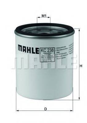 Топливный фильтр MAHLE ORIGINAL KC 238D
