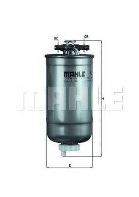 Топливный фильтр MAHLE ORIGINAL KL 147/1D