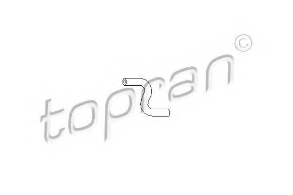 Шланг, вентиляция картера TOPRAN 206 178