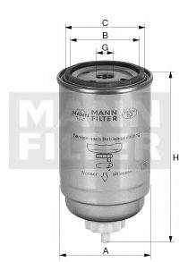 Топливный фильтр MANN-FILTER WK 965 x