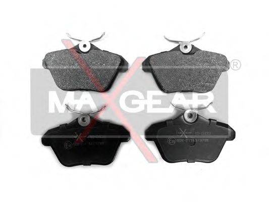 Комплект тормозных колодок, дисковый тормоз MAXGEAR 19-0433