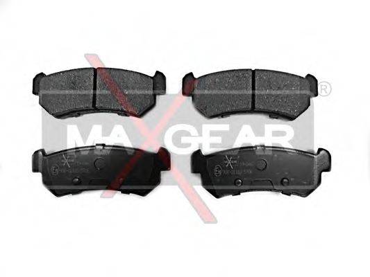 Комплект тормозных колодок, дисковый тормоз MAXGEAR 19-0467