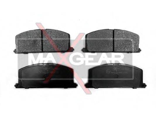 Комплект тормозных колодок, дисковый тормоз MAXGEAR 19-0507