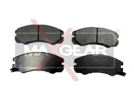Комплект тормозных колодок, дисковый тормоз MAXGEAR 19-0581