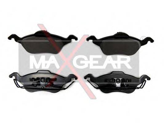 Комплект тормозных колодок, дисковый тормоз MAXGEAR 19-0676